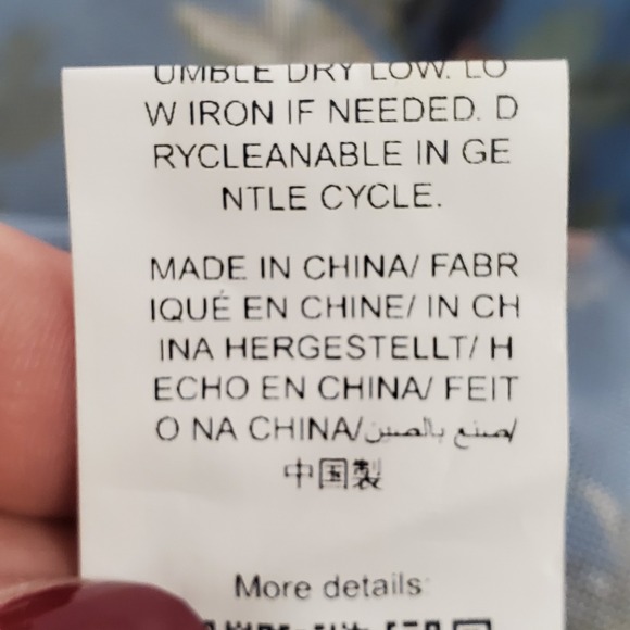 SHEIN Womens Fairy Festival Floral Mesh Bell Sleeve Top Size M Blue Romantic - Picture 8 of 12